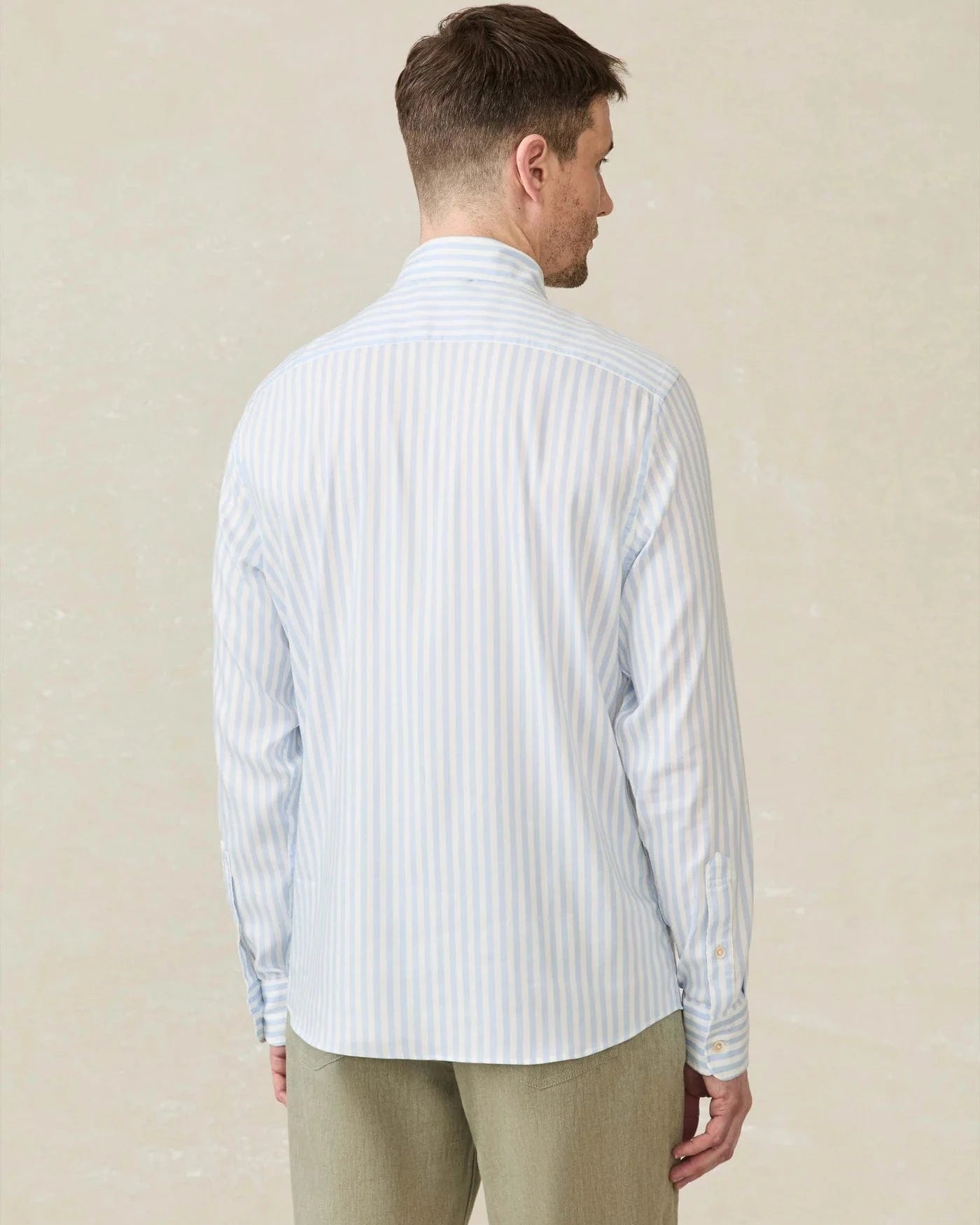 Faherty Sport Shirts Movement Monterey Shirt - Blue Cape Stripe