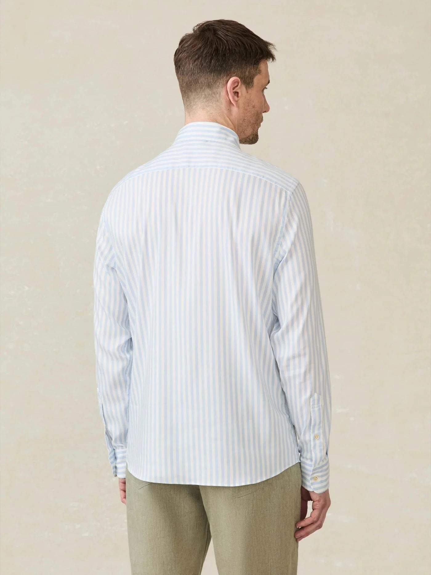 Faherty Sport Shirts Movement Monterey Shirt - Blue Cape Stripe