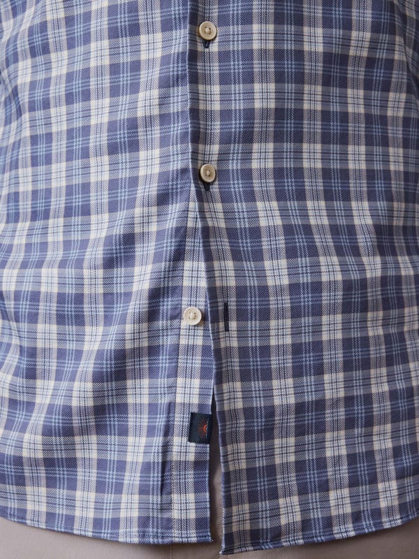 Faherty Sport Shirts Movement™ Monterey Shirt in Blue Isle Plaid
