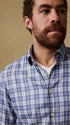 Faherty Sport Shirts Movement™ Monterey Shirt in Blue Isle Plaid