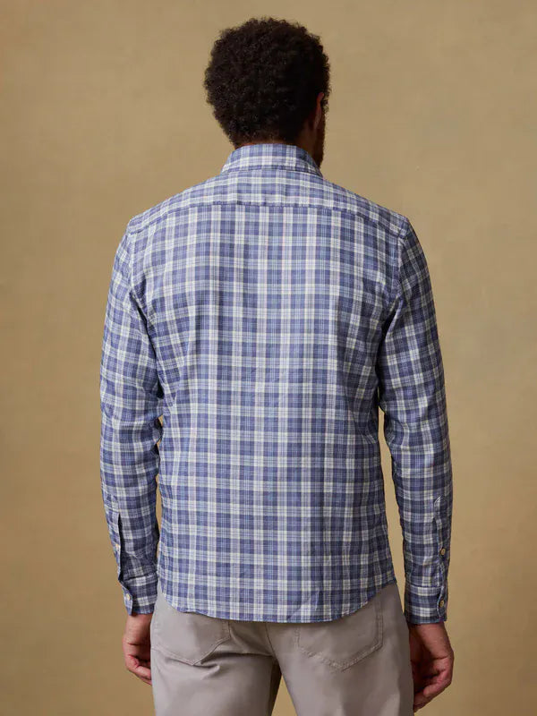 Faherty Sport Shirts Movement™ Monterey Shirt in Blue Isle Plaid