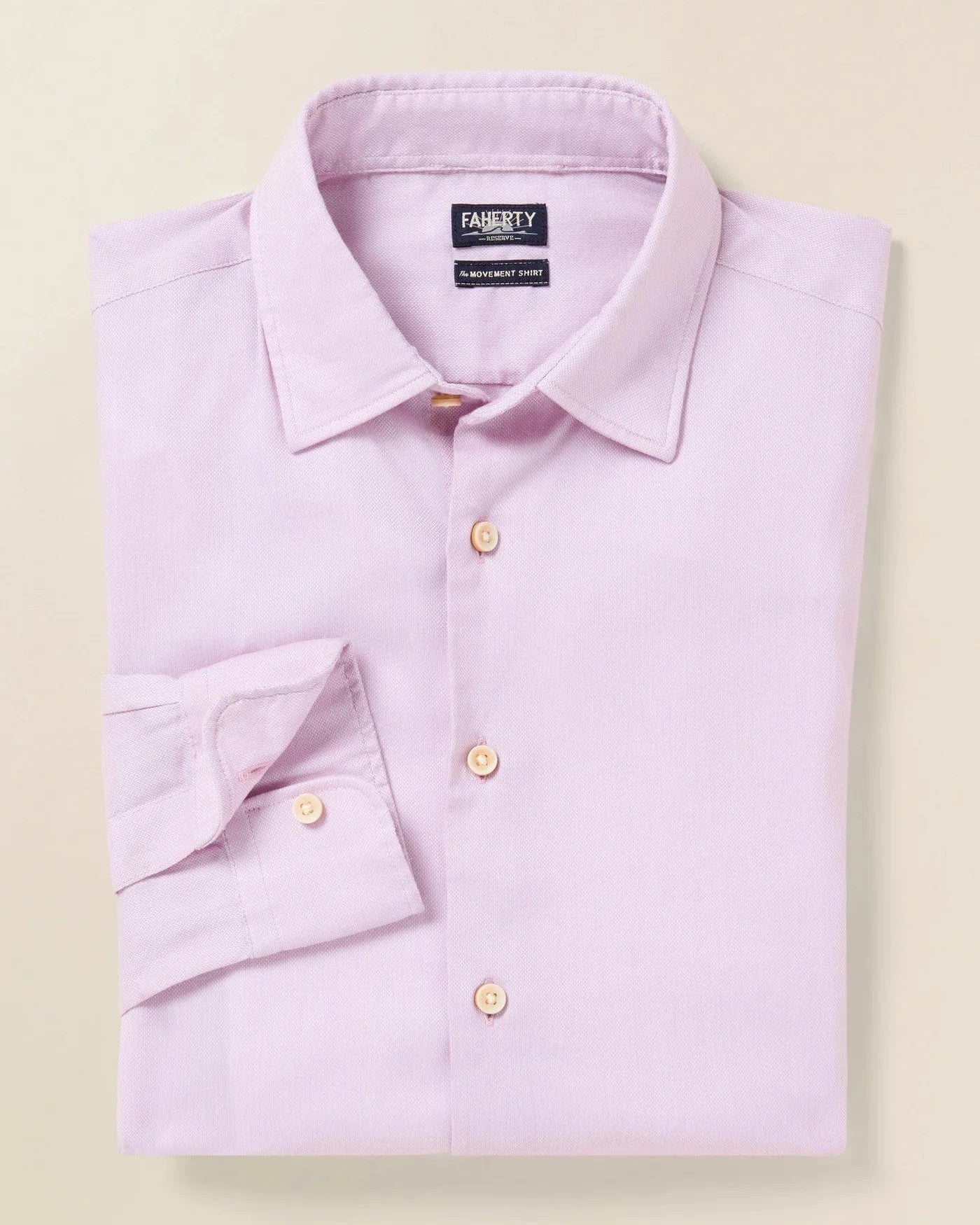 Faherty Sport Shirts Movement Monterey Shirt - Mauve Cliffs