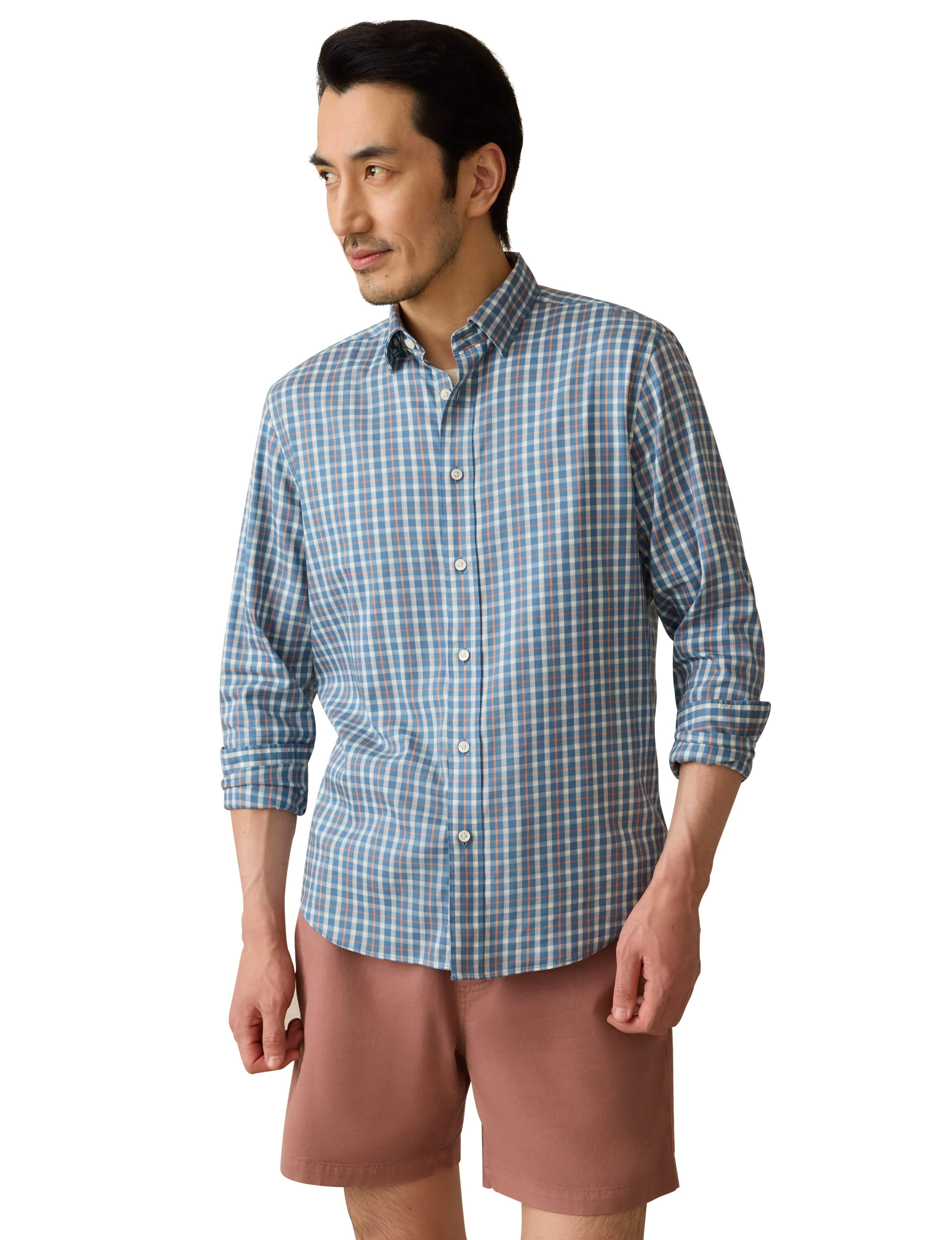Faherty Sport Shirts Movement Shirt - Bay View Plaid