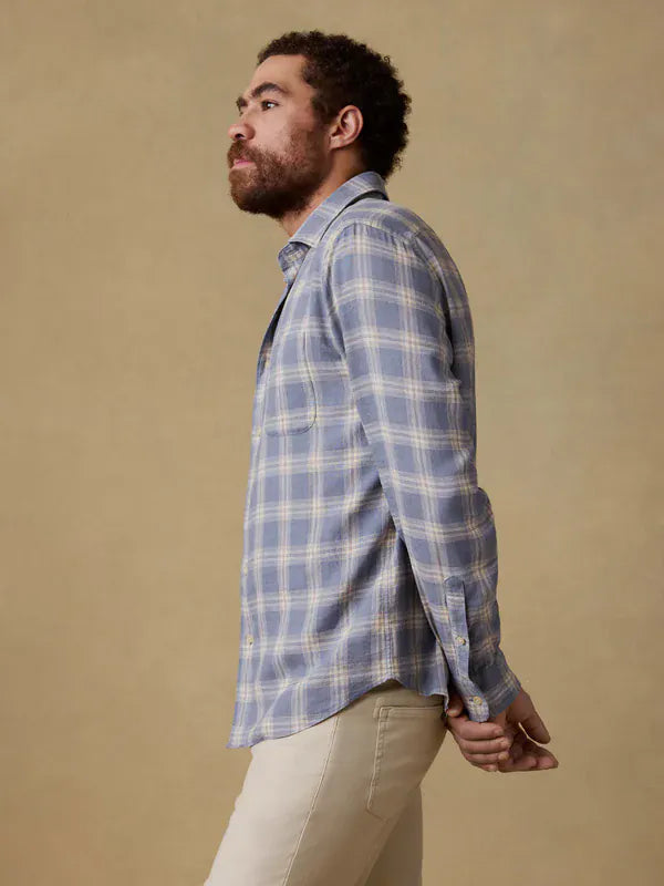 Faherty Sport Shirts Palmetto Shirt in Shore Flint Plaid