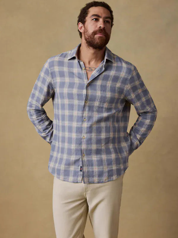 Faherty Sport Shirts Palmetto Shirt in Shore Flint Plaid