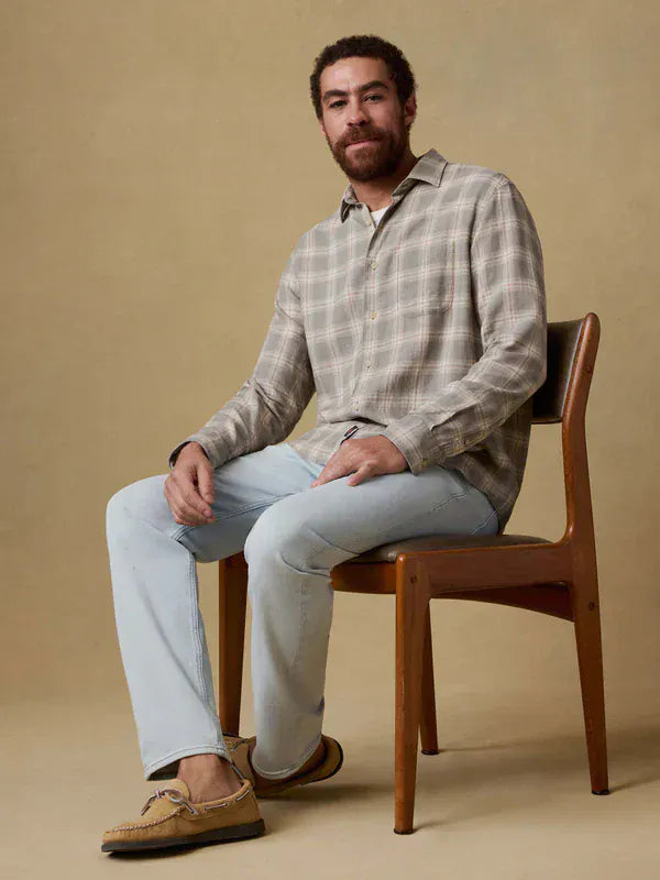 Faherty Sport Shirts Palmetto Shirt in Shore Sage Plaid