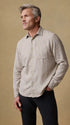 Faherty Sport Shirts Palmetto Shirt in Stone Palm Check
