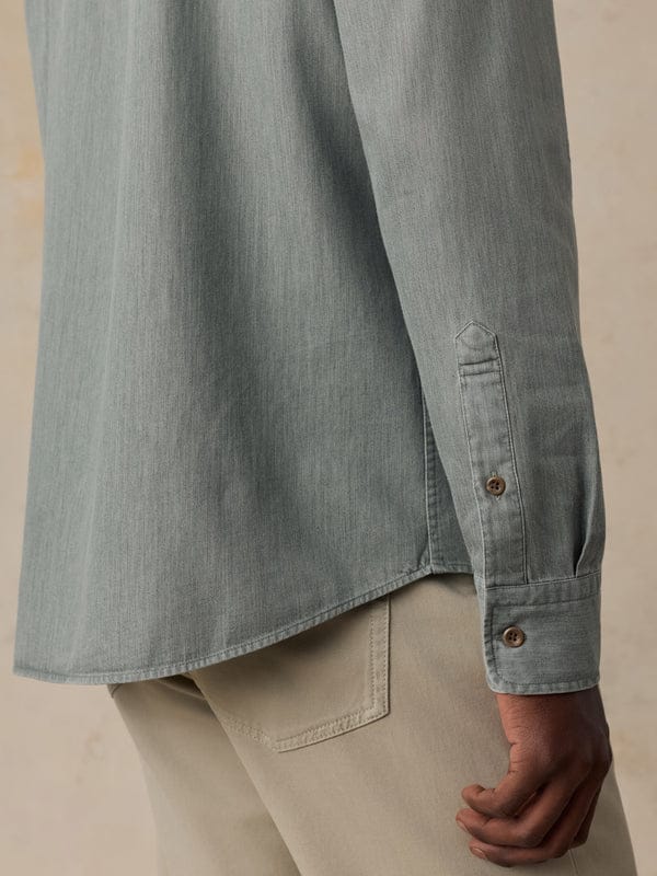 Faherty Sport Shirts Patina Chambray Shirt
