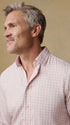 Faherty Sport Shirts The Movement™ Shirt in Rose White Gingham