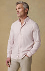 Faherty Sport Shirts The Movement™ Shirt in Rose White Gingham