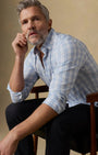 Faherty Sport Shirts The Movement Shirt in Sea Horizon Plaid