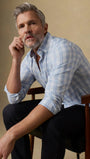 Faherty Sport Shirts The Movement Shirt in Sea Horizon Plaid