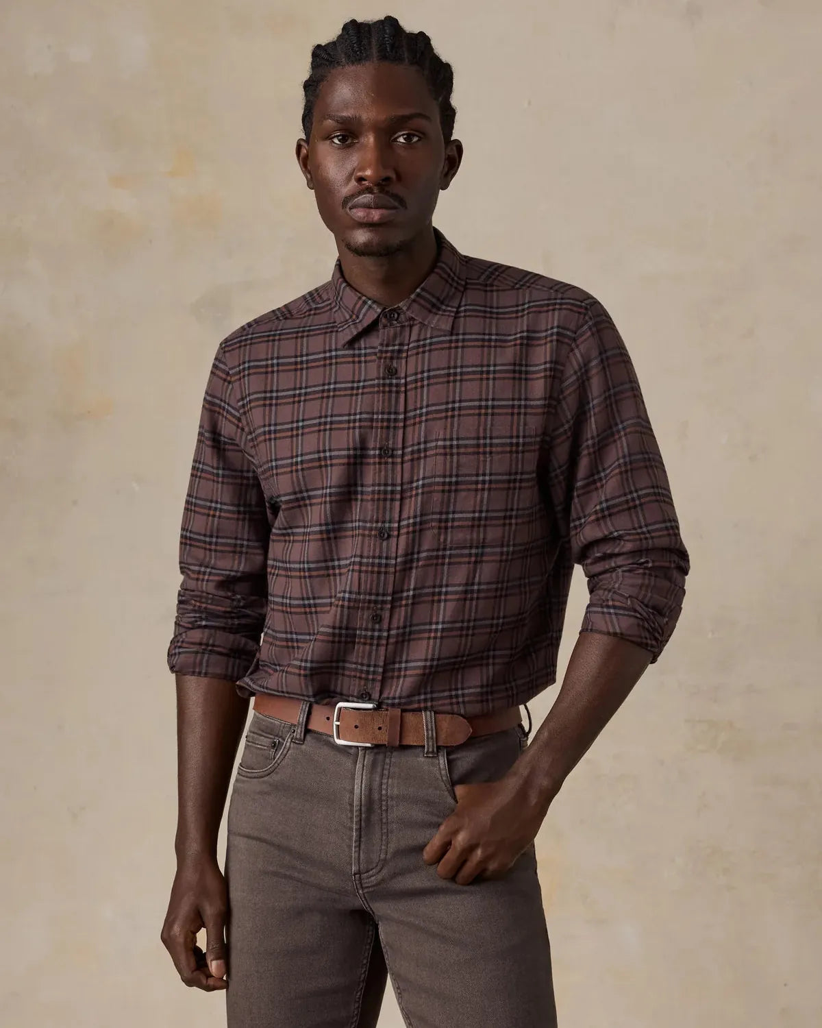 Faherty Sport Shirts Timberline Brushed Twill Shirt