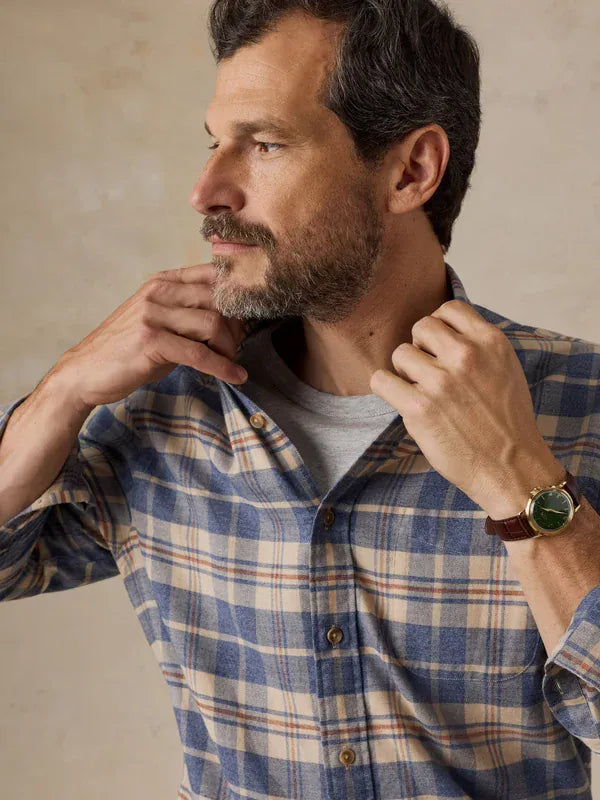 Faherty Sport Shirts Timberline Brushed Twill Shirt