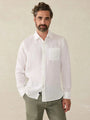 Faherty Sport Shirts White / M Laguna Linen Shirt