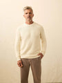 Faherty Sweaters BONE / S Heirloom Crewneck Sweater