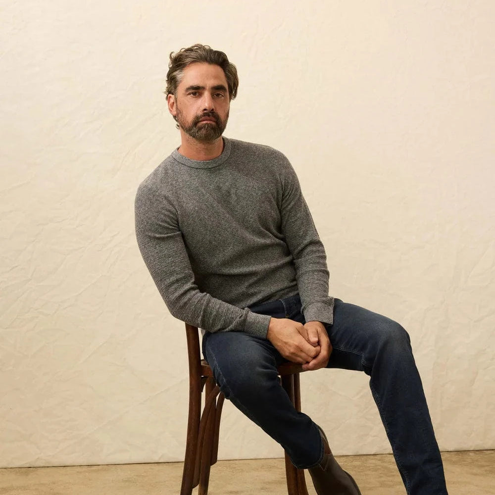 Faherty Sweaters DHF / S Jackson Crew Sweater