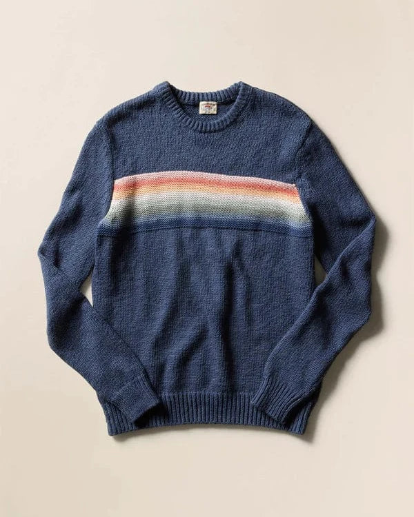 Faherty Sweaters NAVY LAKE TORCH STRIPE / S Heirloom Crewneck Sweater