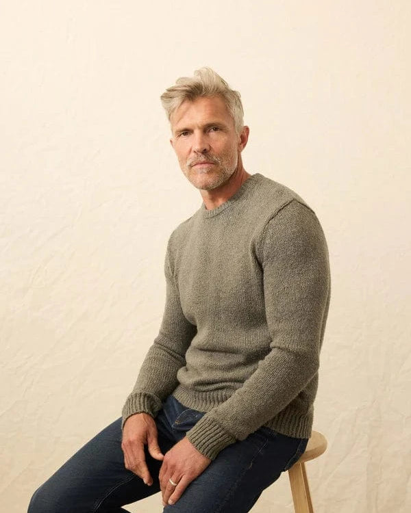 Faherty Sweaters OLIVE COVE / S Heirloom Crewneck Sweater
