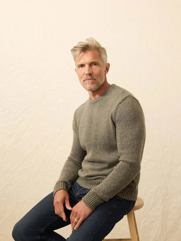 Faherty Sweaters OLIVE COVE / S Heirloom Crewneck Sweater