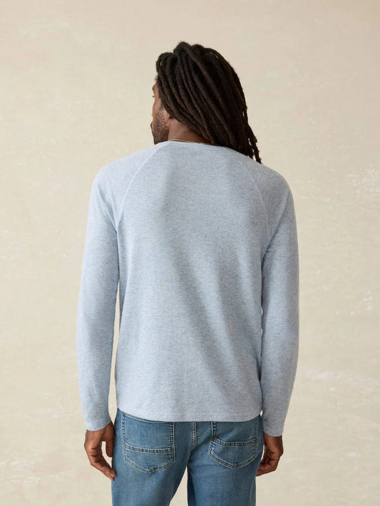 Faherty T-Shirts Long-Sleeve Cloud Henley