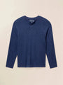 Faherty T-Shirts Long-Sleeve Cloud Henley