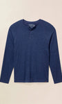 Faherty T-Shirts Long-Sleeve Cloud Henley