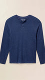 Faherty T-Shirts Long-Sleeve Cloud Henley