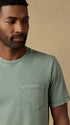 Faherty T-Shirts Short-Sleeve Recycled Cotton Tee in Coastal Sage