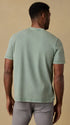 Faherty T-Shirts Short-Sleeve Recycled Cotton Tee in Coastal Sage