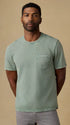 Faherty T-Shirts Short-Sleeve Recycled Cotton Tee in Coastal Sage