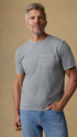 Faherty T-Shirts Short-Sleeve Recycled Cotton Tee in Lakeshore Grey