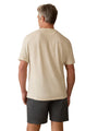 Faherty T-Shirts Short-Sleeve Sunwashed Henley - Island Dune Heather
