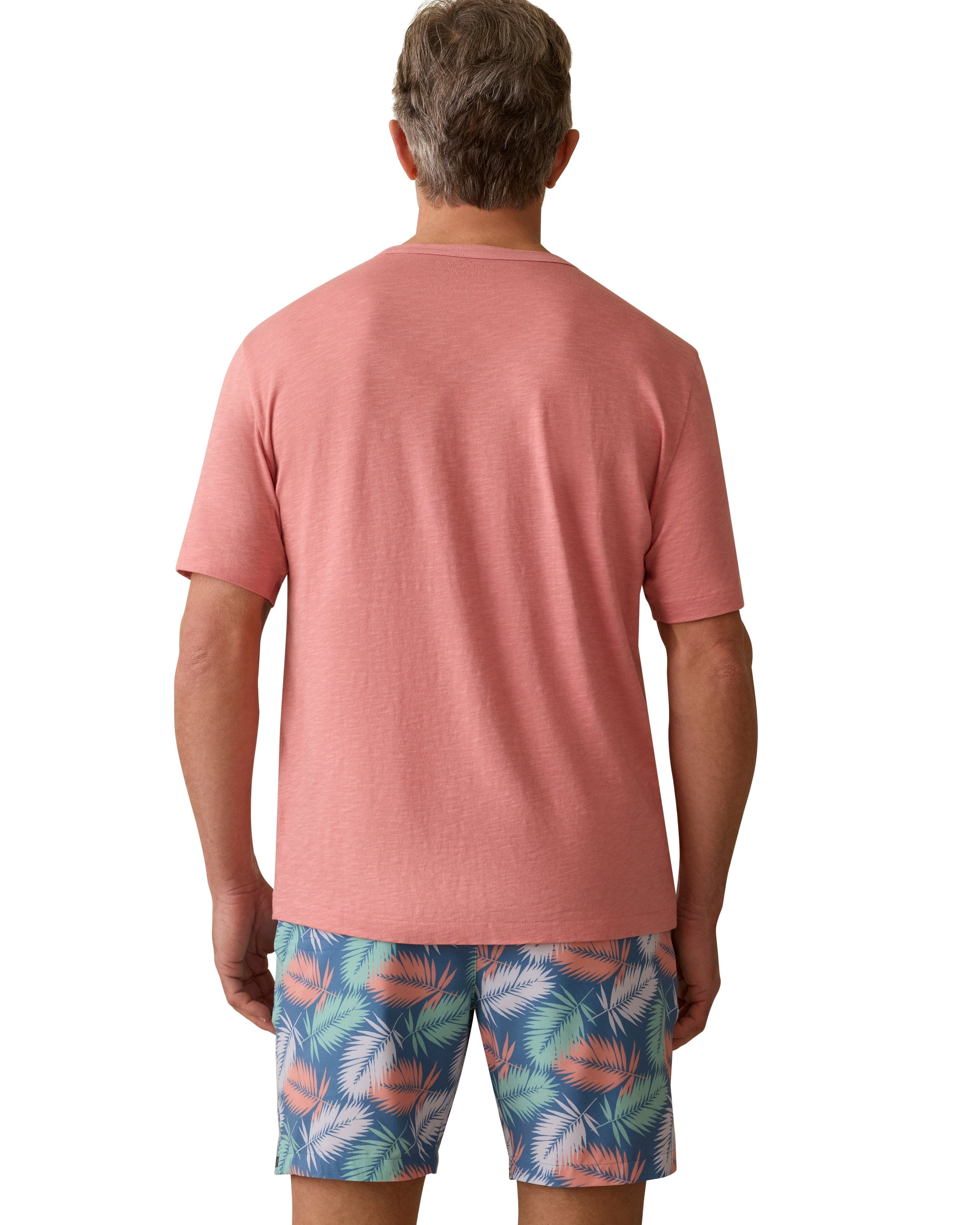 Faherty T-Shirts Sunwashed Pocket Tee - Faded Flag