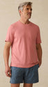 Faherty T-Shirts Sunwashed Pocket Tee in Faded Flag