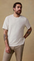 Faherty T-Shirts Sunwashed Pocket Tee in Island Dune Heather