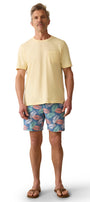 Faherty T-Shirts Sunwashed Pocket Tee - Isle Sun