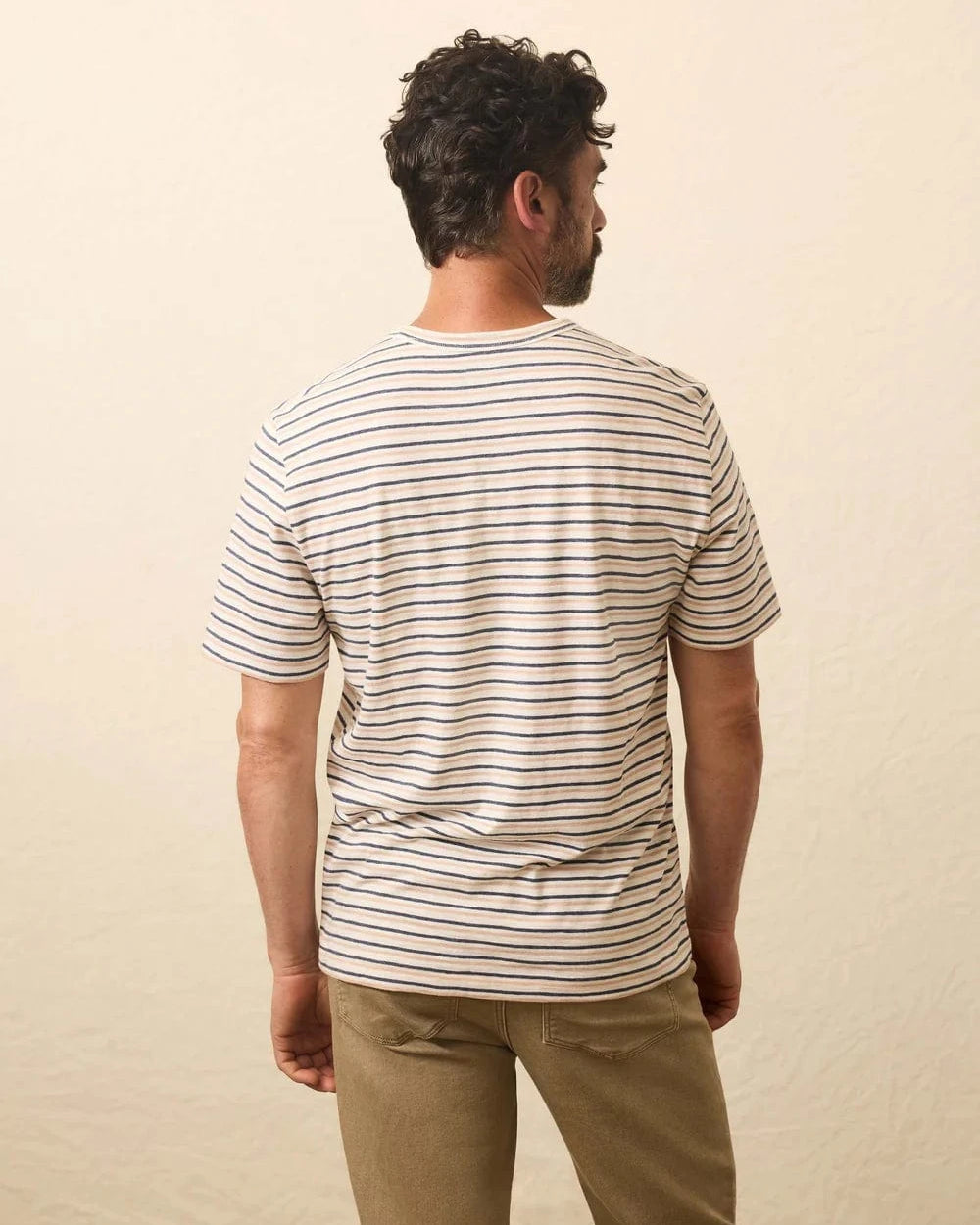 Faherty T-Shirts Sunwashed Regenerative Tee