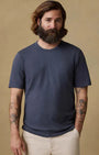 Faherty T-Shirts Sunwashed Regenerative Tee in Dune Navy