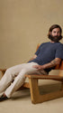 Faherty T-Shirts Sunwashed Regenerative Tee in Dune Navy