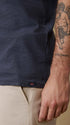 Faherty T-Shirts Sunwashed Regenerative Tee in Dune Navy