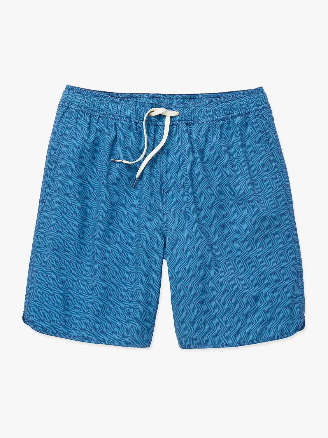 Fair Harbor Swimwear Anchor Swim Short in Electric Blue Geo