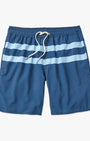 Fair Harbor Swimwear Anchor Swim Short in Light Blue Stripe