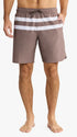 Fair Harbor Swimwear Anchor Trunk in Brown Stone Stripe