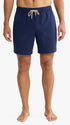 Fair Harbor Swimwear Bayberry Trunk in Sky in Navy Seersucker