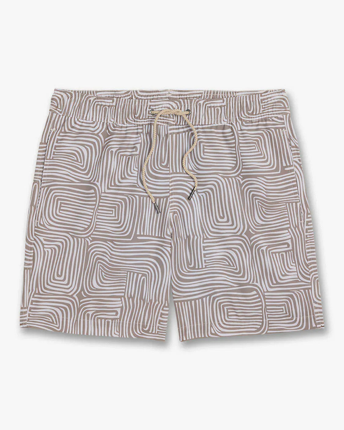 Fair Harbor Swimwear Bayberry Trunk in Wavy Sands