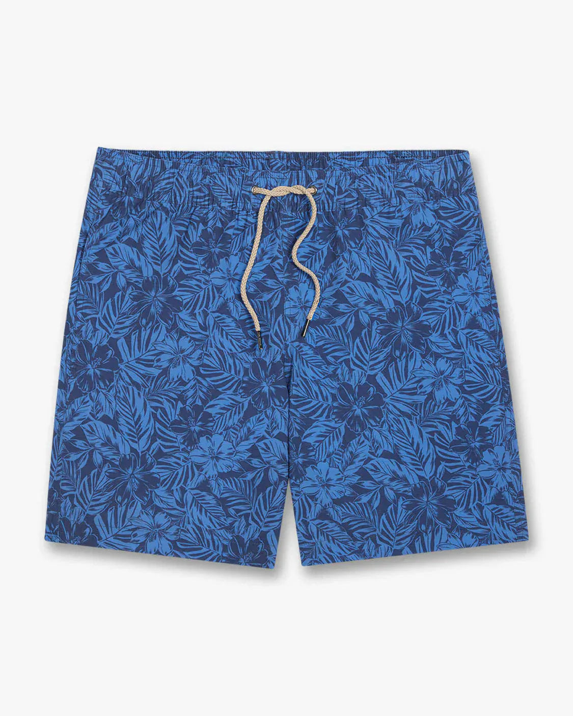 Fair Harbor Swimwear Bayberry Trunk Island Blue Leaves