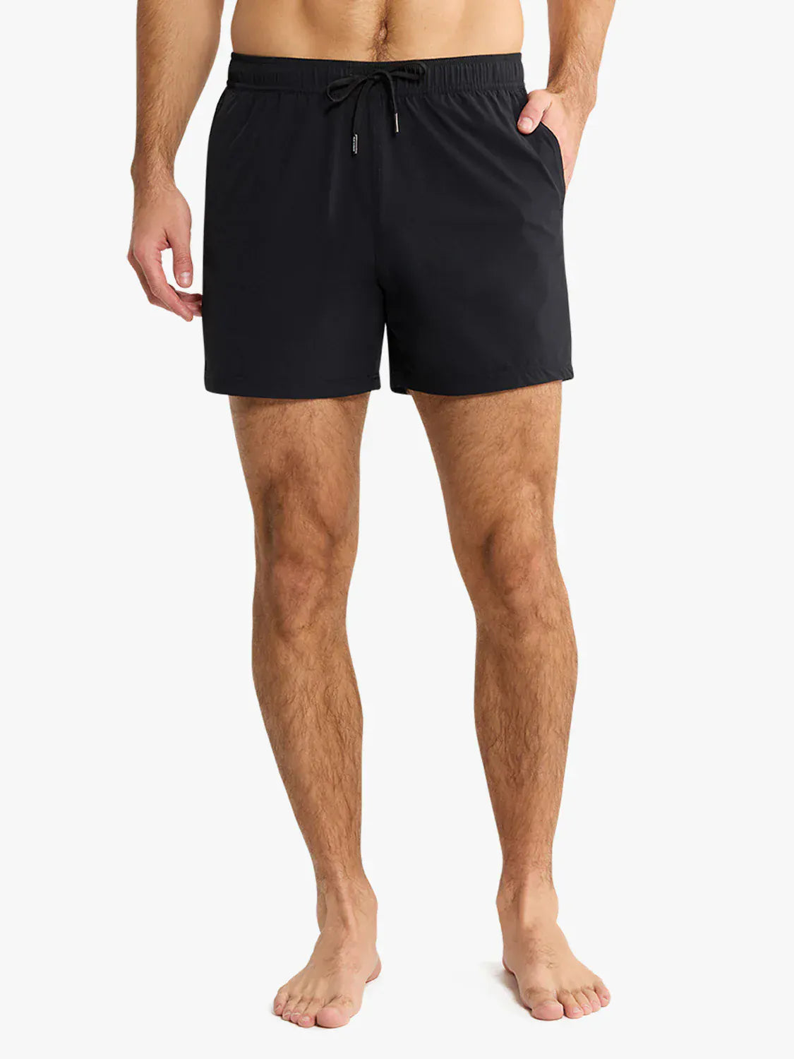 Fair Harbor Swimwear Bungalow Trunk in Black