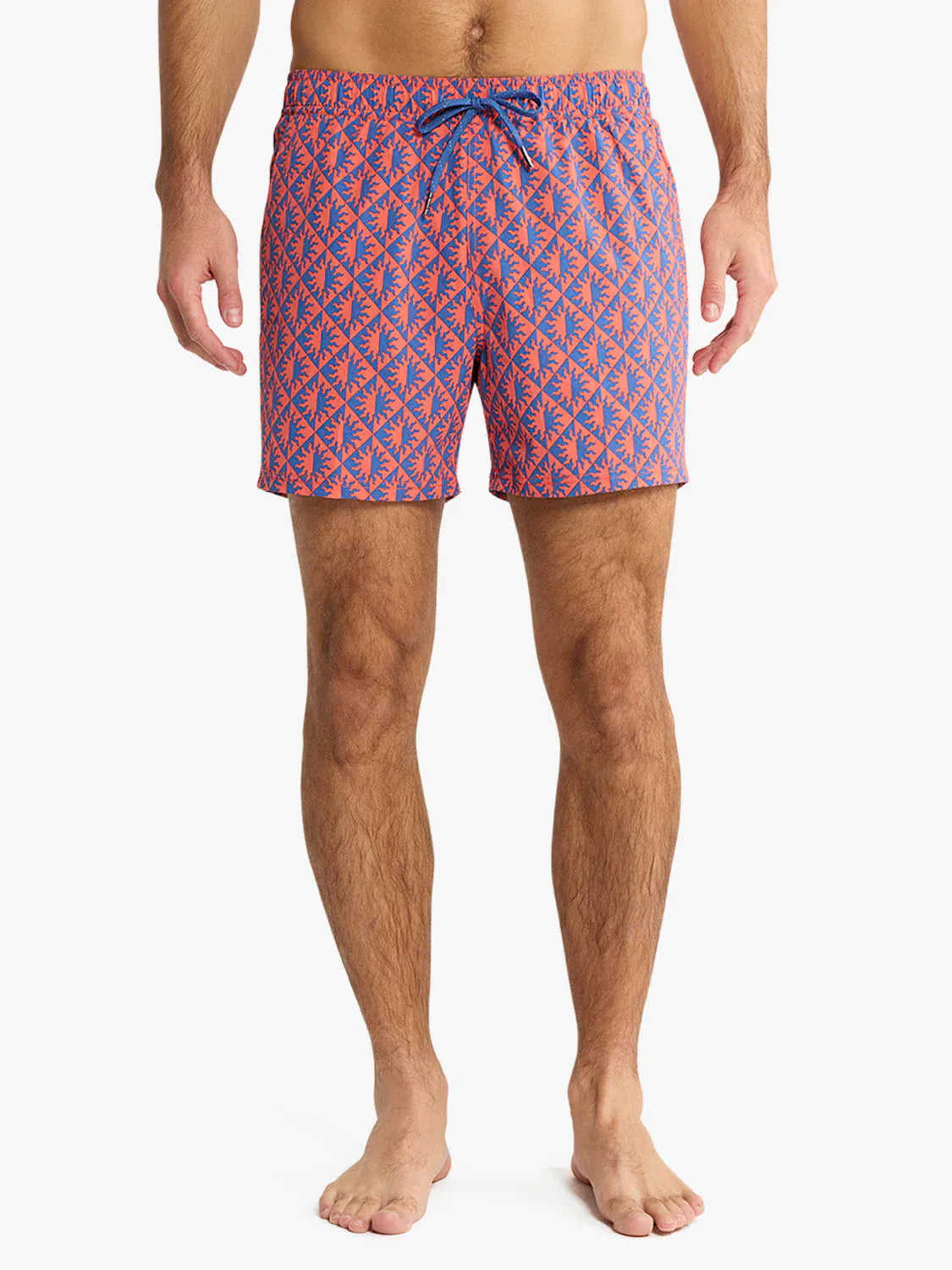 Fair Harbor Swimwear Bungalow Trunk in Cobalt Suns