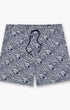 Fair Harbor Swimwear Navy Sea Tiles Bungalow Trunk